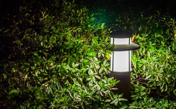 七度照明戶(hù)外公園草坪燈安裝照明效果